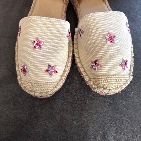 Women ‘s Talbots Izzy D’Orsay Embroidered Canvas Espadrille Sandals Shoes 7 - Picture 4 of 6